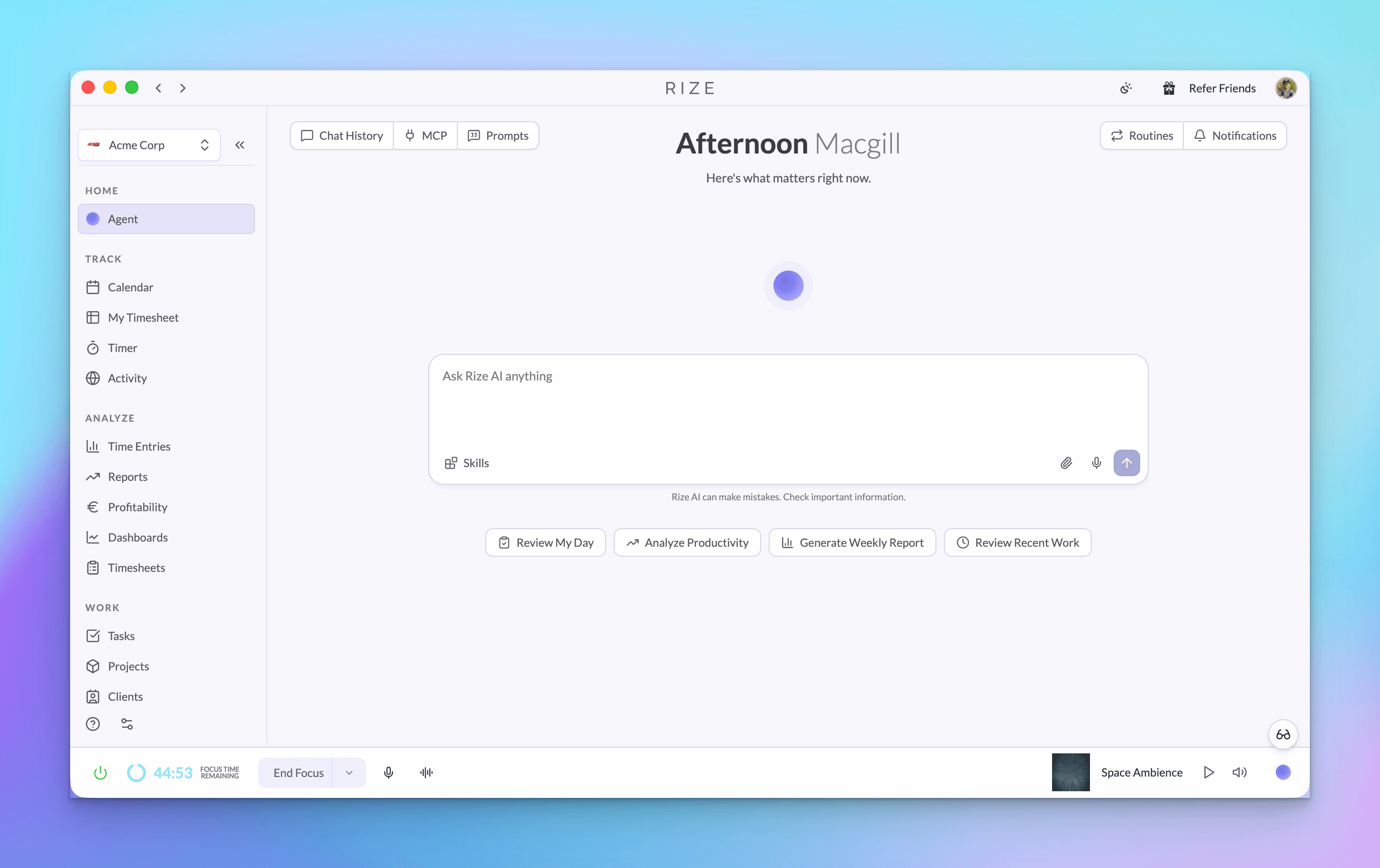 August Update: Introducing the Rize Agent Toolset