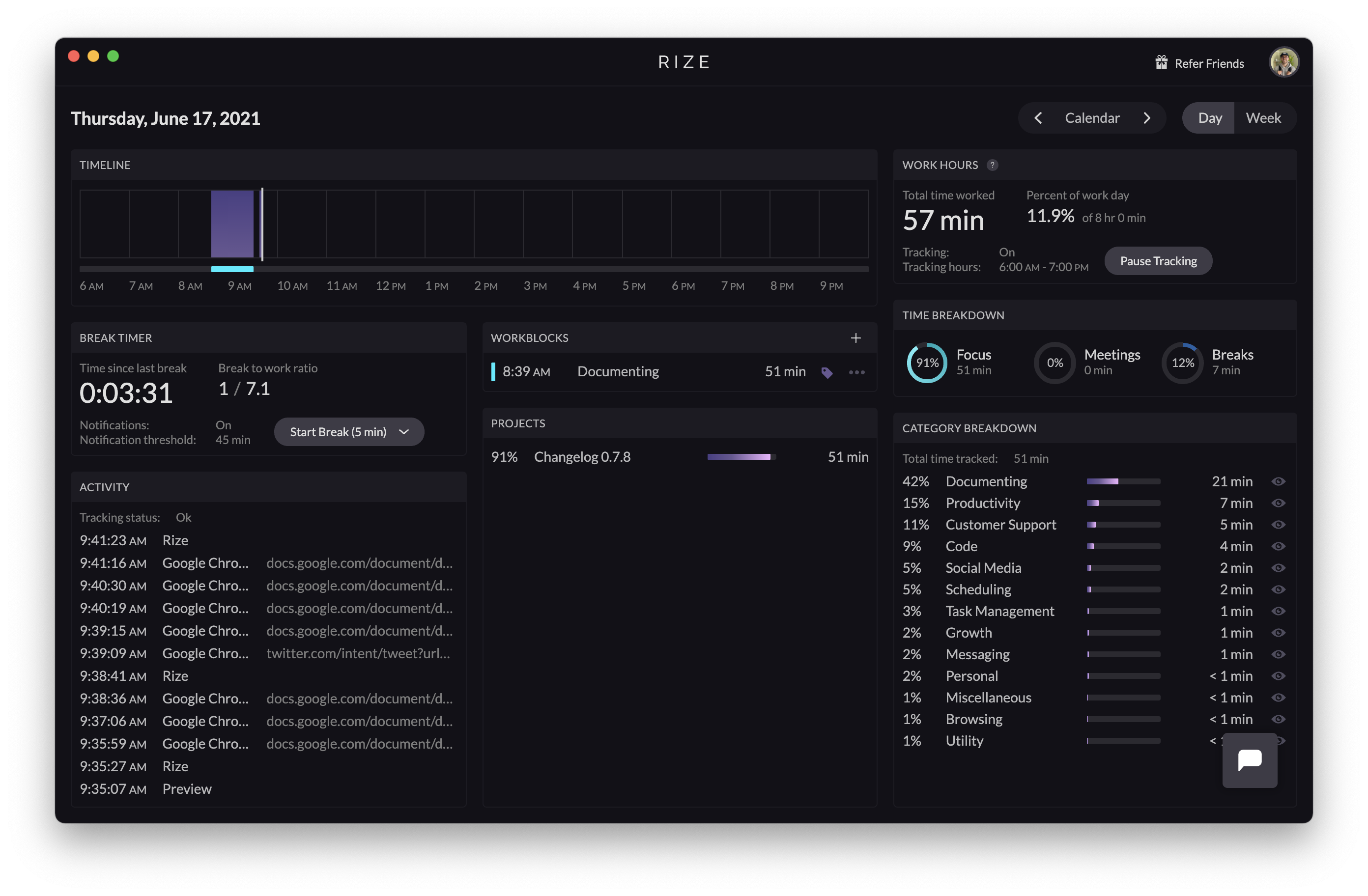Add, Edit, and Remove Workblocks